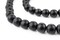 The Bead Chest Natural 10mm Wooden Beads in Black for Jewelry Making – Round Loose Wood Spacer Beads I Approximately 40 Beads